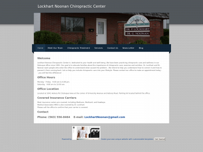 lockhartnoonanchiropractic.com snapshot