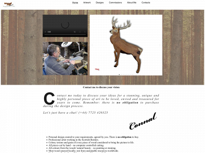 woodartbyconnal.co.uk snapshot