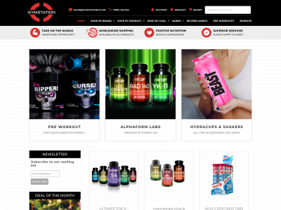 gymstation.co.uk snapshot