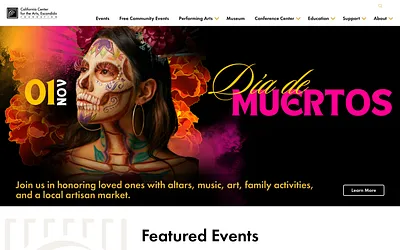 artcenter.org snapshot