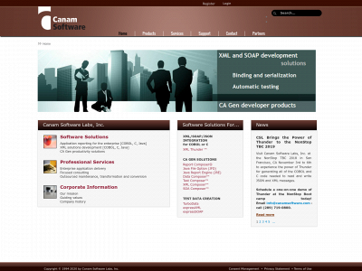 canamsoftware.com snapshot