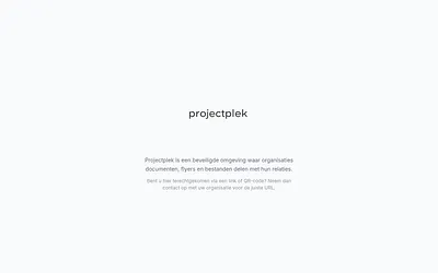projectplek.nl snapshot