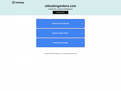oldcabingardens.com snapshot