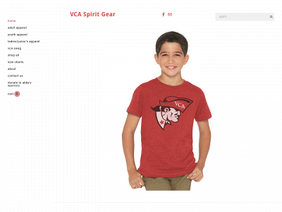 www.vcaspiritgear.com snapshot