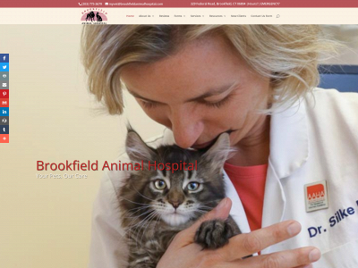 brookfieldanimalhospital.com snapshot