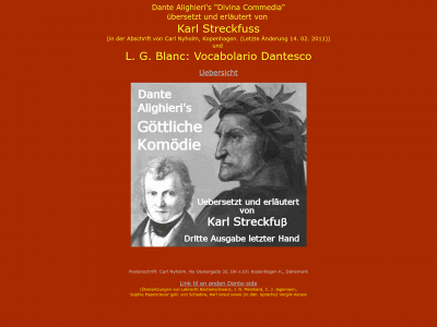 dante-on-the-net.dk snapshot