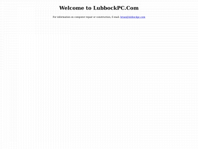 lubbockpc.com snapshot