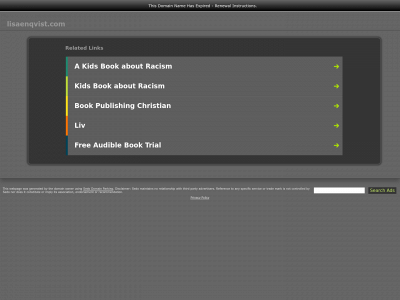 lisaenqvist.com snapshot