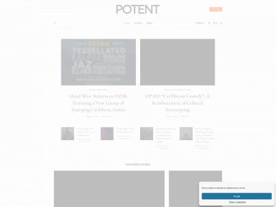 potentmagazine.com snapshot