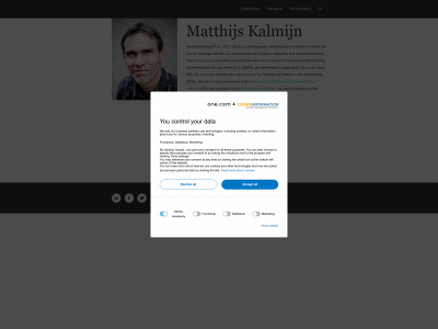matthijskalmijn.nl snapshot