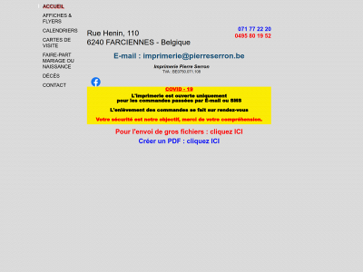 pierreserron.be snapshot