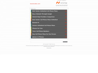 boostcodes.com snapshot