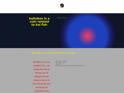 www.koi-token.com snapshot