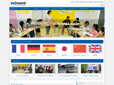 www.inawordlanguages.com snapshot