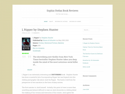 sophiastefanbookreviews.com snapshot