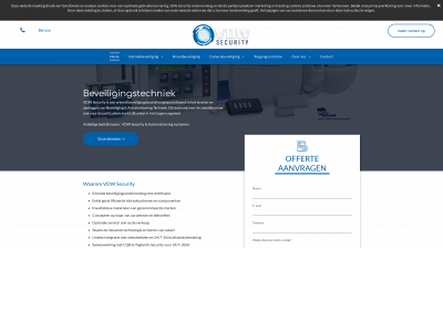 vdwsecuritysystems.nl snapshot
