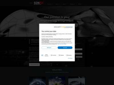 sonnx.com snapshot