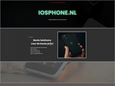 iosphone.nl snapshot