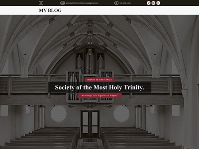 societyofthemostholytrinity.com snapshot