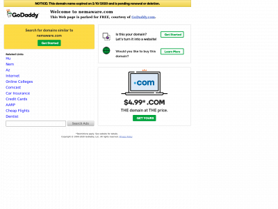 nemaware.com snapshot