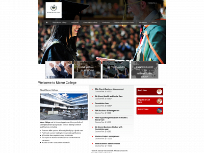 manorcollege.co.uk snapshot