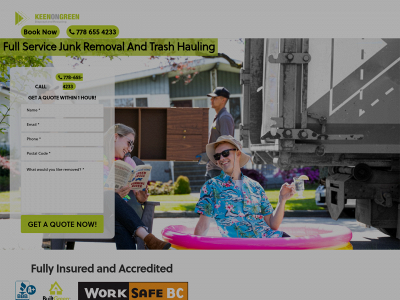 keenongreenrecycle.com snapshot