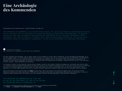 archaeologie-des-kommenden.de snapshot