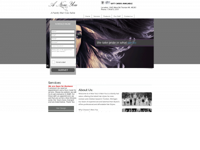 anewyousalon.com snapshot