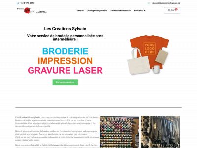 creationsylvain.qc.ca snapshot