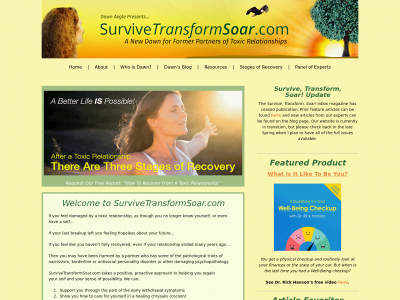 survivetransformsoar.com snapshot