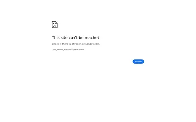 olssondev.com snapshot