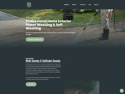 romanpowerwashing.com snapshot