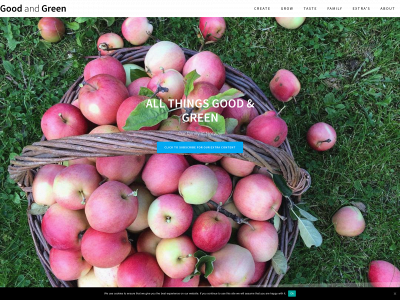 allthingsgoodandgreen.com snapshot