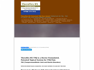 theraflexrxtmj.com snapshot