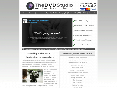 dvdstudio-weddings.co.uk snapshot