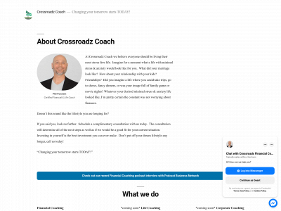 crossroadzcoach.com snapshot