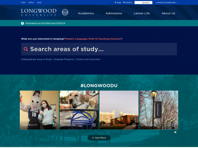 longwood.edu snapshot