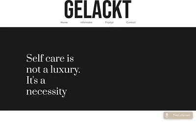 gelackt.nl snapshot