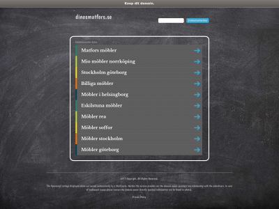 dinosmatfors.se snapshot