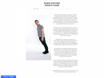 www.robinhatcherproductions.co.uk snapshot