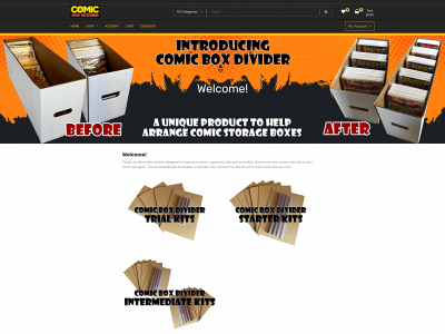 comicboxdivider.com snapshot