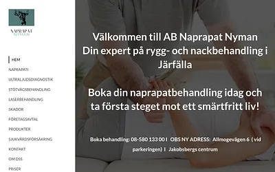 www.naprapatnyman.se snapshot