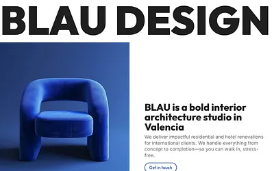 www.blauinteriors.com snapshot