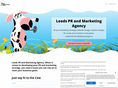 themarketingcow.co.uk snapshot