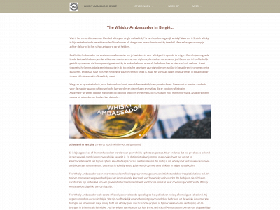 whiskyambassador.be snapshot