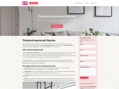 totalentreprenadnacka.se snapshot