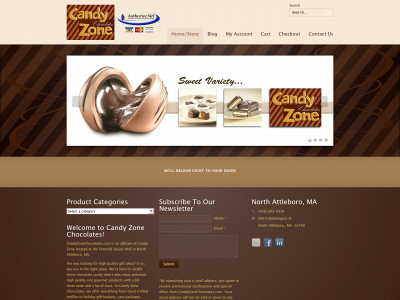 candyzonechocolates.com snapshot