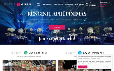 eventguru.lt snapshot