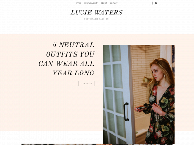 luciewaters.com snapshot