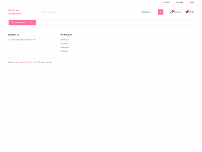 vinuthnacollections.com snapshot